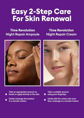 MISSHA Time Revolution Night Repair 5X Gift Set, Ampoule Cream Essence