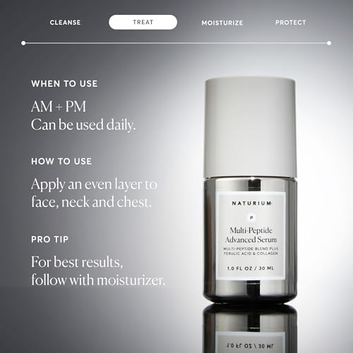 Naturium Multi-Peptide Advanced Serum, Ferulic Acid & Collagen, 1 fl oz
