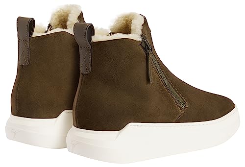 Giuseppe Zanotti, Conley High Leather Boots, 10.5, Beige