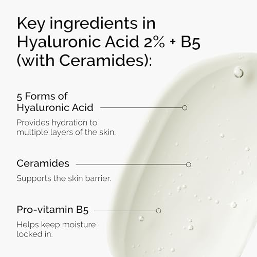 The Ordinary Exfoliate & Hydrate Serum Duo, AHA 30% + BHA 2% Peeling Solution and Hyaluronic Acid 2% + B5, Exfoliating and Hydrating Skincare Set, 1 Fl Oz Each