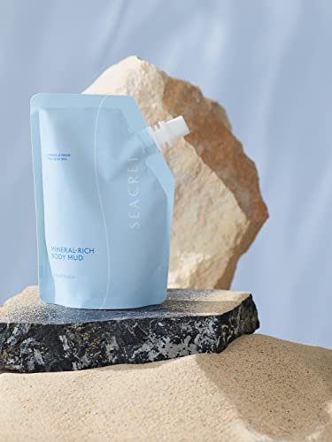 SEACRET Dead Sea Mud - Mineral Rich Body Mud Treatment (Concentration of 99%) Removes Excess Oil and Dead Skin Cells (10.6 oz.) (Pack of 2)