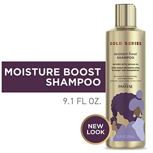 Pantene ProV Gold Series Boost, Moisture Shampoo, 9.1 Fl Oz