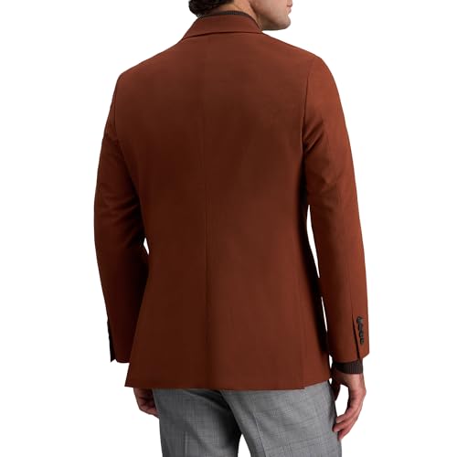 Haggar Mens JMH Premium Tailored Fit Sport Coat - 46 Regular Brick