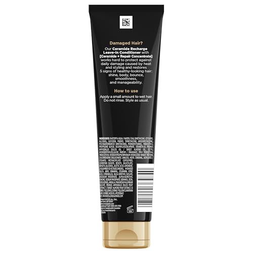 L'Oreal Paris Elvive Total Repair 5 Protein Recharge Leave In Conditioner Treatment and Heat Protectant, 5.1 Ounce