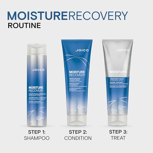 Joico Moisture Recovery Moisturizing Conditioner | For Thick, Coarse, Dry Hair | Restore Moisture, Smoothness, Strength, & Elasticity | Reduce Breakage | With Jojoba Oil & Shea Butter | 8.5 Fl Oz