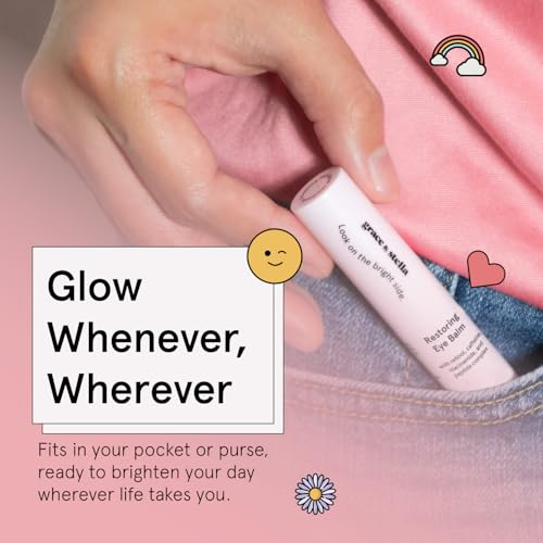 grace & stella Under Eye Brightener Balm Stick - Travel Size Toiletries