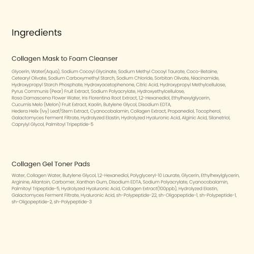 BIODANCE 7 Day Glow Up Kit: Collagen Gift Set for Glass-Skin, Korean Skin Care with Cleanser, Toner Pads, Moisturizer, Gel Masks, All-in-One Skin Care Set, Mothers Day Gifts