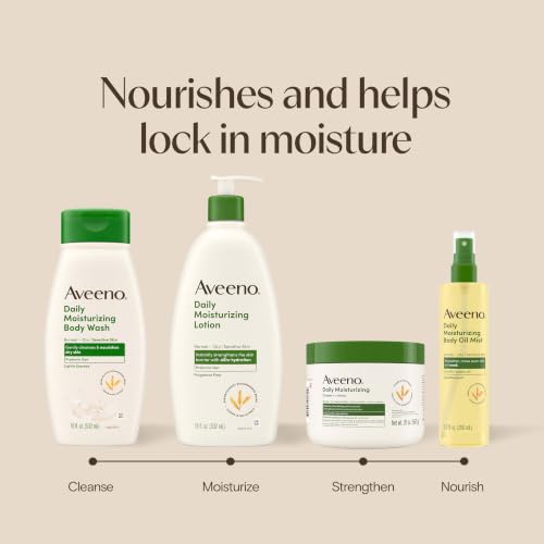 Aveeno Daily Moisturizing Cream for Normal, Dry, Sensitive Skin, 20 Oz