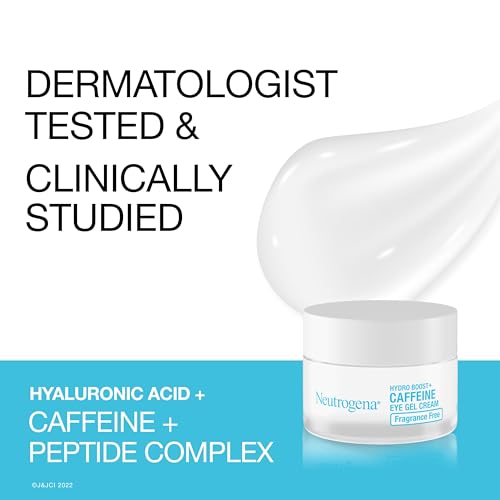 Neutrogena Hydro Boost + Eye Cream, Fragrance Free, 0.5 oz