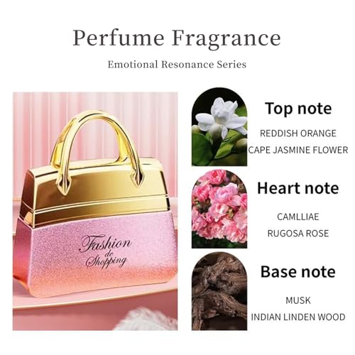 Morakot Perfumes for Women - Elegant Floral Scent Gift Set, Long-Lasting Eau de Parfum with Rose & Jasmine | Perfect Daily Perfume for Office, Date Night & Travel | Luxury Purse (1.76oz / 50ml)