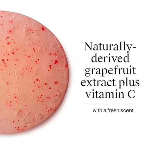 Neutrogena Oil-Free Acne Wash Pink Grapefruit Face Scrub with 2% Salicylic Acid & Vitamin C, Gentle Exfoliating Foaming Cleanser for Acne-Prone Skin, 6.7 fl. oz