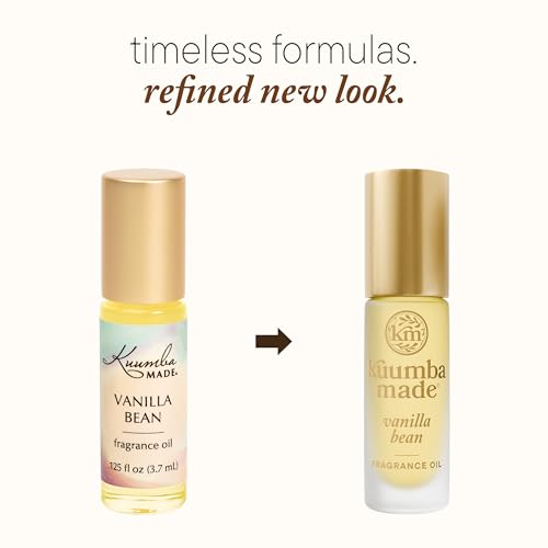 Kuumba Made Vanilla Bean Fragrance Oil Roll-On, Alcohol-Free, 0.15 Fl Oz