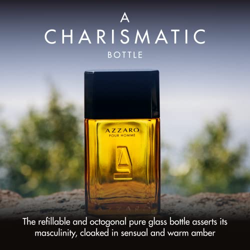Azzaro Pour Homme Eau de Toilette - Sensual & Timeless Mens Cologne - Fougere, Aromatic & Woody Fragrance - Everyday Wear - Warm, Classic Scent - Luxury Perfumes for Men - Value Size, 6.7 Fl. Oz