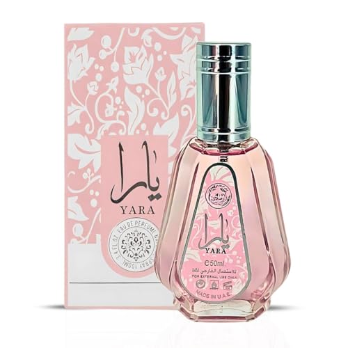 Lattafa Yara EDP Spray 50ML (1.7 OZ) | A Refreshing Floral Scent with a Sweet, Musky, Lasting Finish