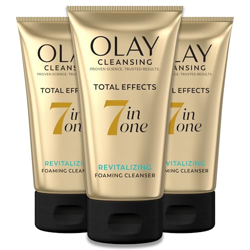 Olay Total Effects Revitalizing Foaming Facial Cleanser, 5.0 fl oz (pack of 3)