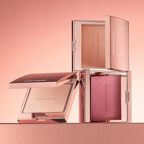 Laura Mercier RoseGlow Blush Color Infusion: Sheer Pressed Powder Blush for Cheeks, Buildable Formula, 10HR Wear, Glowing Long Lasting Color, All that Sparkles