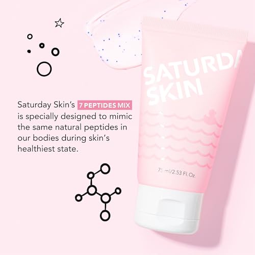 Saturday Skin Rub-A-Dub Refining Peel Gel – Exfoliating Face Wash & Exfoliating Peel Gel, Fruit Enzyme Exfoliator Facial Enzyme Scrub, Dead Skin Remover for Face,Korean Skincare (2.53 Fl Oz / 75ml)