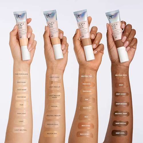 IT Cosmetics CC+ Cream Nude Glow SPF 40 - Medium (N) - 1.08 fl oz