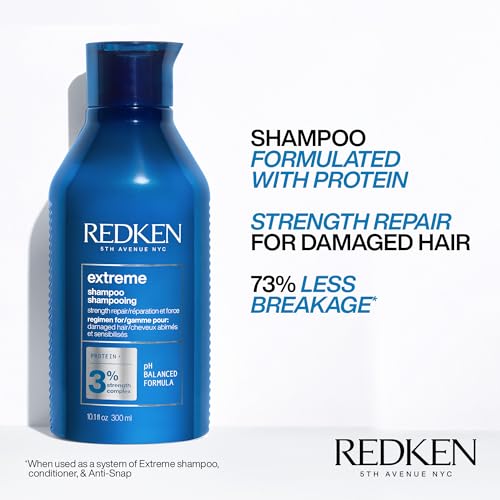 Redken Extreme Shampoo – For Damaged Hair, 10.1 Fl Oz