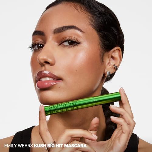 Milk Makeup KUSH Big Hit Volumizing Mascara – 12HR Clean High-Volume Mascara for Lifting, Lengthening + Defining Lashes – Clump + Smudge-Free, Weightless + Safe for Sensitive Eyes – Black, 0.28 oz