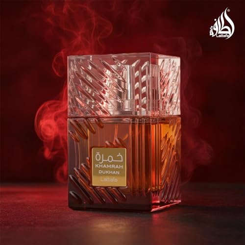 Lattafa Khamrah Dukhan for Unisex Eau de Parfum Spray, 3.4 Ounce / 100 ml