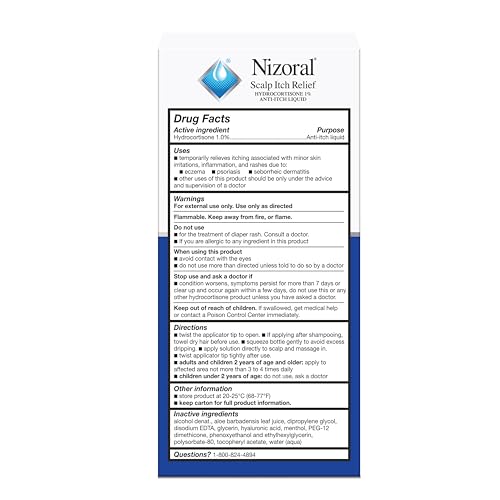 Nizoral Scalp Itch Relief Liquid, Maximum Strength, 2 Fl Oz