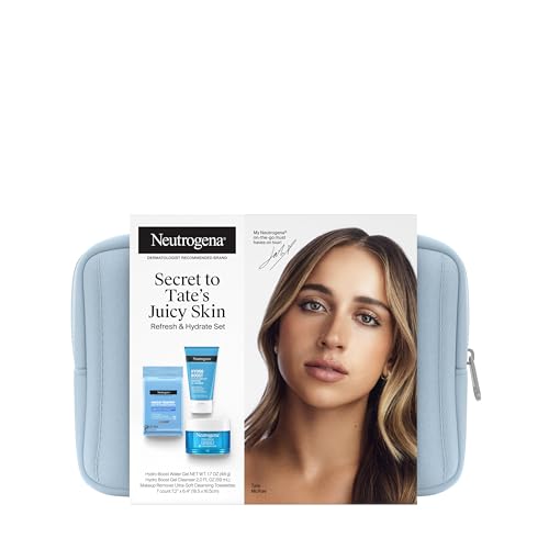 Neutrogena Refresh & Hydrate Skin Care Set, Travel Size, 3 Items