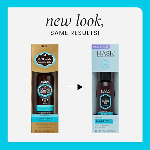 HASK Repair Argan Oil Shine Hair Oil, Pack of 3
