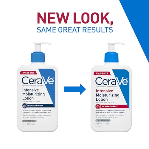 CeraVe Intensive Moisturizing Lotion, Shea Butter Body Lotion, 16oz