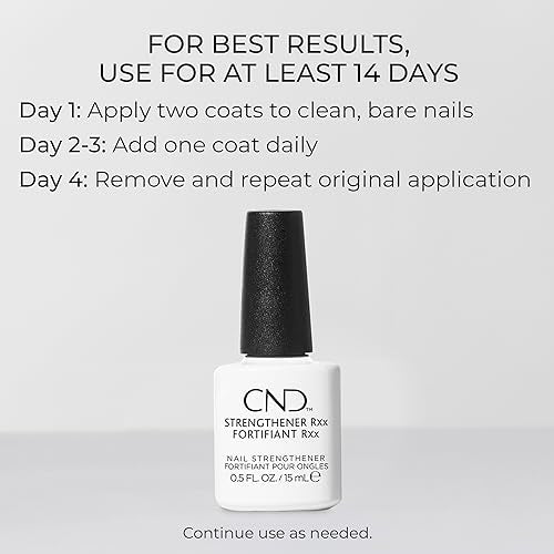CND STRENGTHENER RXx Nail Strengthener, 0.5 fl oz
