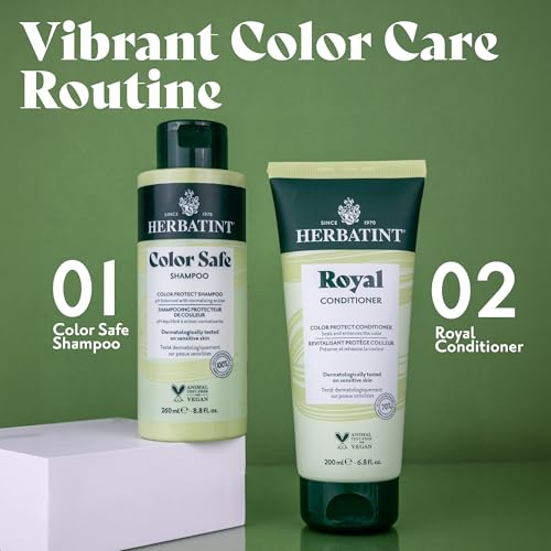 Herbatint Color Safe Shampoo for Color Treated Hair, Aloe Vera, 8.8 oz