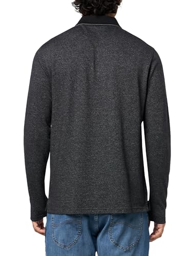 KARL LAGERFELD Paris Men's Sportswear Shirt, Blk/Grey, X-Large