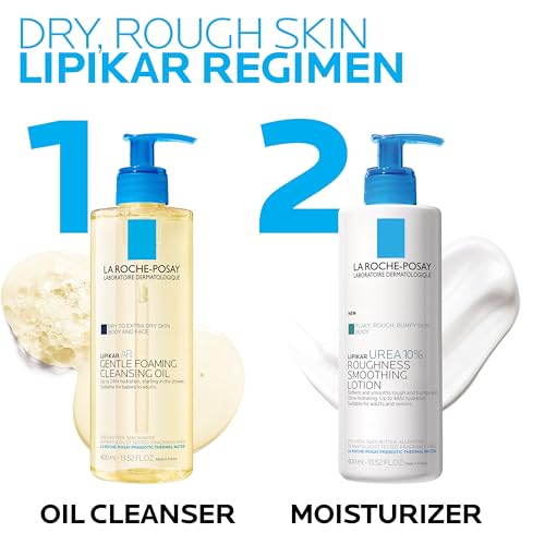 La Roche-Posay Lipikar Urea 10% Body Lotion for Dry Skin, 13.52oz