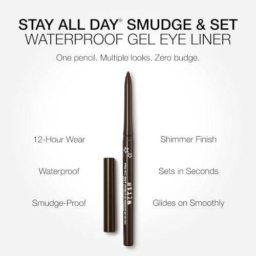 stila Stay All Day Smudge & Set Waterproof Gel Eyeliner (Damsel Dark Brown)