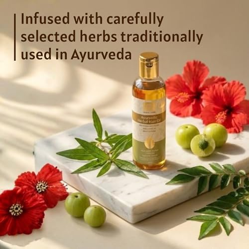 Ayurvedic Multipurpose Hair Oil - Combats Dandruff & Hair Fall with 21 Natural Indian Herbs for Men & Women (100ml)