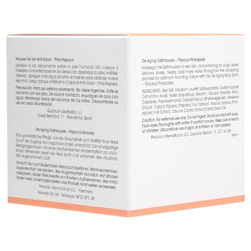Pevonia De-Aging Saltmousse, Papaya/Pineapple, 6.8 oz.