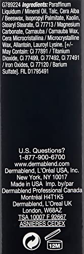 Dermablend Quick-Fix Body Makeup Full Coverage Foundation Stick, Water-Resistant Body Concealer for Imperfections & Tattoos, 0.42 Oz