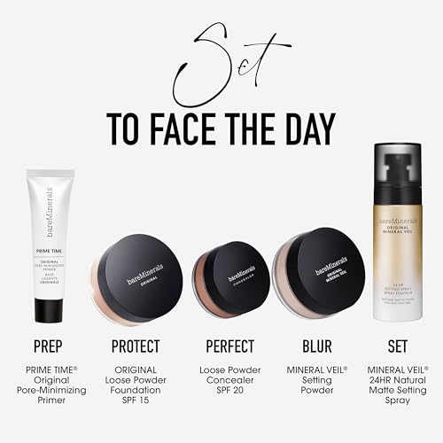 bareMinerals Original Mineral Veil Matte Setting Spray, 3.4 Fl Oz