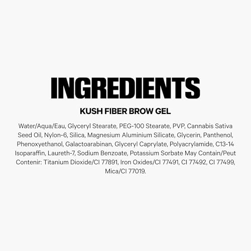 Milk Makeup KUSH Fiber Brow Gel – Tinted Gel Fluffs, Fills + Holds Eyebrows for a Fuller, Natural Look – Conditioning, Vegan Formula – Herb (Medium Brown), 0.15 oz