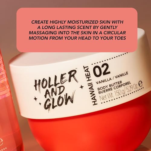 Holler Hawaii Heat Vanilla Body Butter, 5.29 Oz