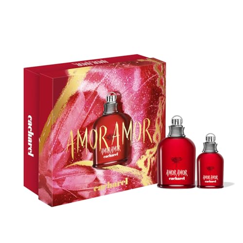Cacharel Amor Amor Eau de Toilette for Women - Fruity Perfume Scent with Notes of Vanilla, Musks Accord, Blackcurrant & Lily Accords, Romantic and Passionate Long Lasting Fragrance, 1.0 Fl. Oz.