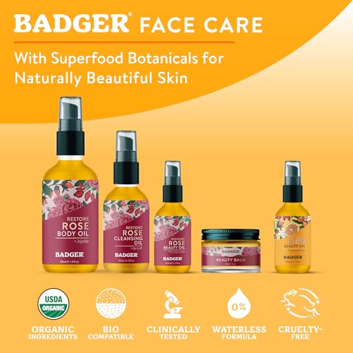 Badger Organic Seabuckthorn Face Oil, 1 FZ