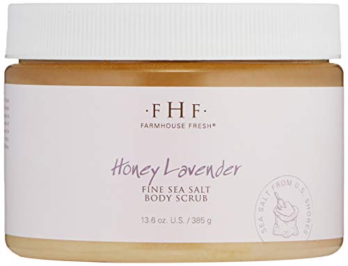 Farmhouse Fresh Honey-Lavender Fine Grain Salt Scrub 13.6 oz.