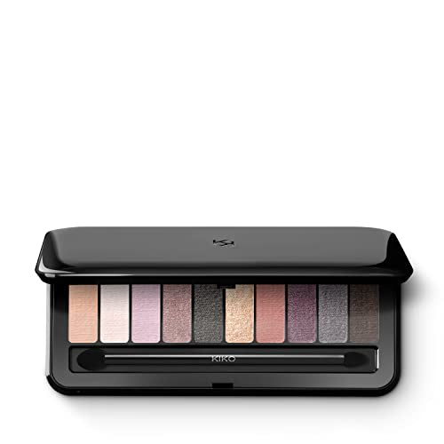 Kiko Milano Soft Nude Eyeshadow Palette 01 | Palette With 10 Multi-Finish Eyeshadows: Pearly, Matte And Metallic