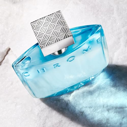 Azzaro Chrome Eau de Toilette — Mens Cologne — Citrus, Aquatic & Woody Fragrance, 1.0 Fl Oz