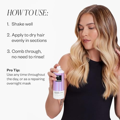 IGK Antisocial Dry Hair Mask, Overnight Bond Repair for Damaged Hair