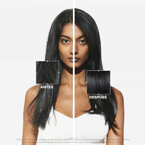 KÉRASTASE Nutritive Lait Vital Hydrating Conditioner, Adds Moisture, Shine and Nourishment, Smoothing and Softening with Plant-Based Proteins & Niacinamide for Fine to Medium Dry Hair