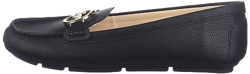 Calvin Klein Women's Layne Loafer Flat, Black Leather 967, 9