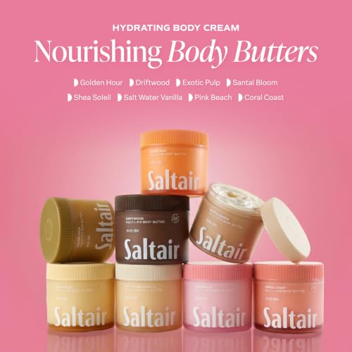 Saltair Multi-Lipid Body Butter | Pink Beach Moisturizer | 10 oz