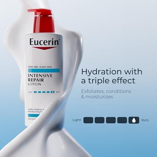 Eucerin Intensive Repair Body Lotion with Urea, AHA and NMF, 16.9 FL OZ